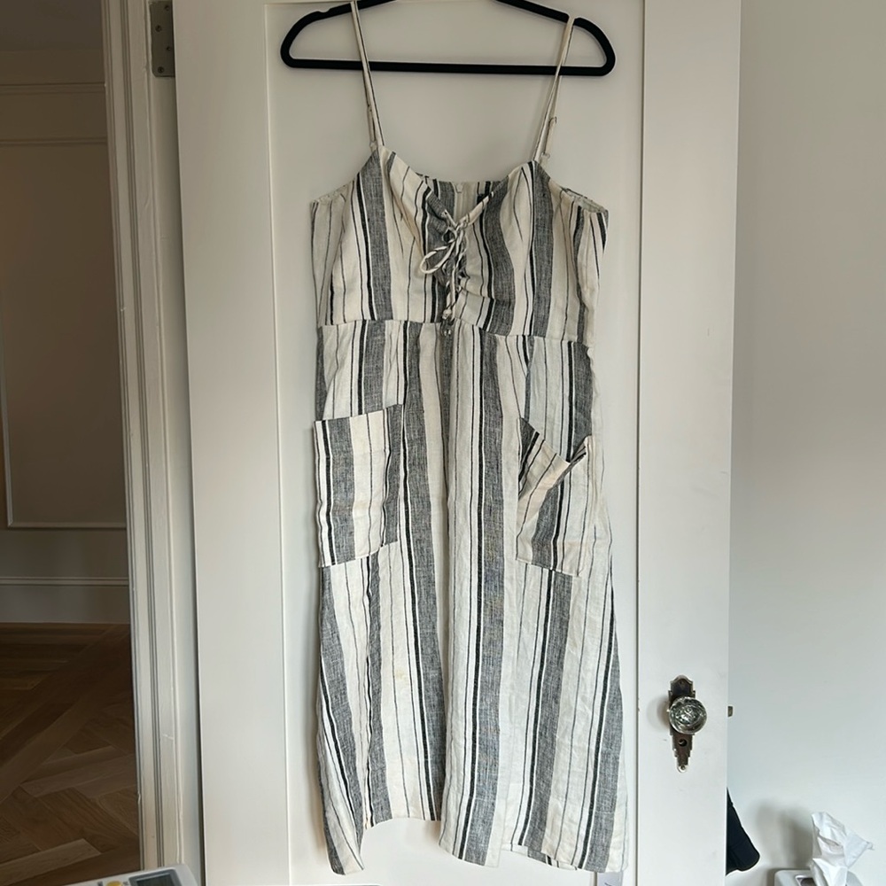 Reformation 100% linen sun dress
